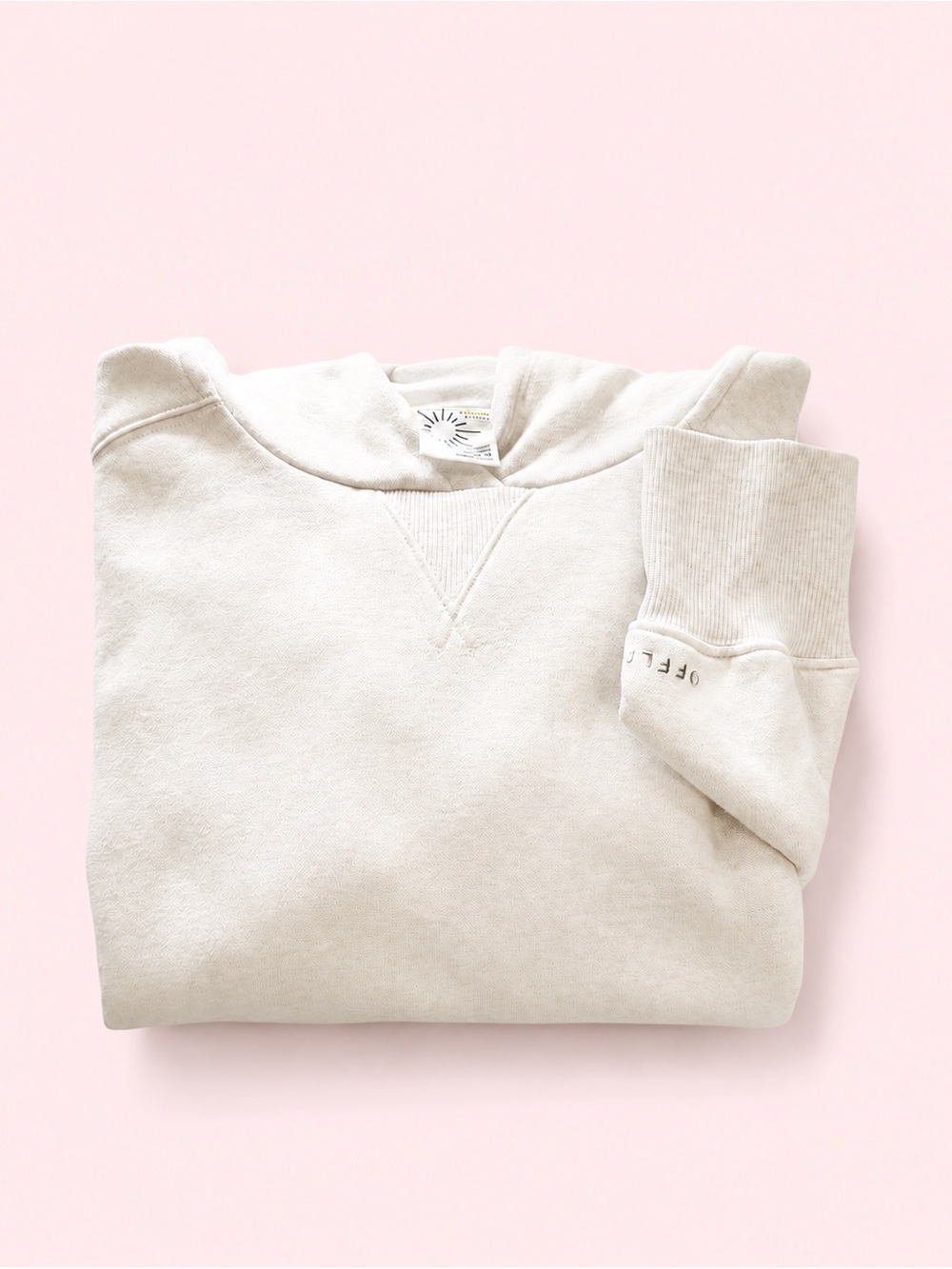 Women’s Crewneck Sweatshirt in Light Cream